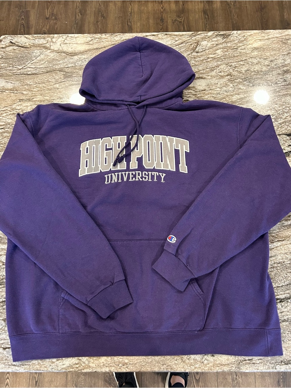 Champion Purple High Point University Hooded Sweatshirt